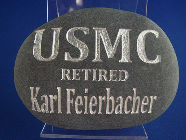 Black USMC Stone - Click Image to Close